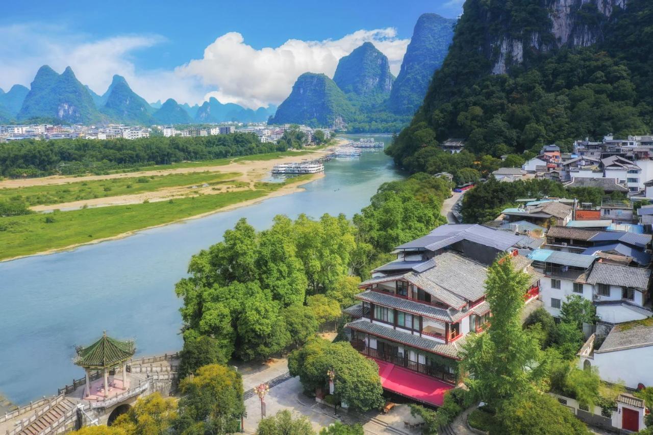Yangshuo River View Hotel Bagian luar foto